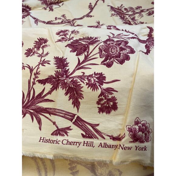 Brunschwig & Fils "West Indies Toile" fabric vintage swatch hand print 43" x 54" - Picture 6 of 8